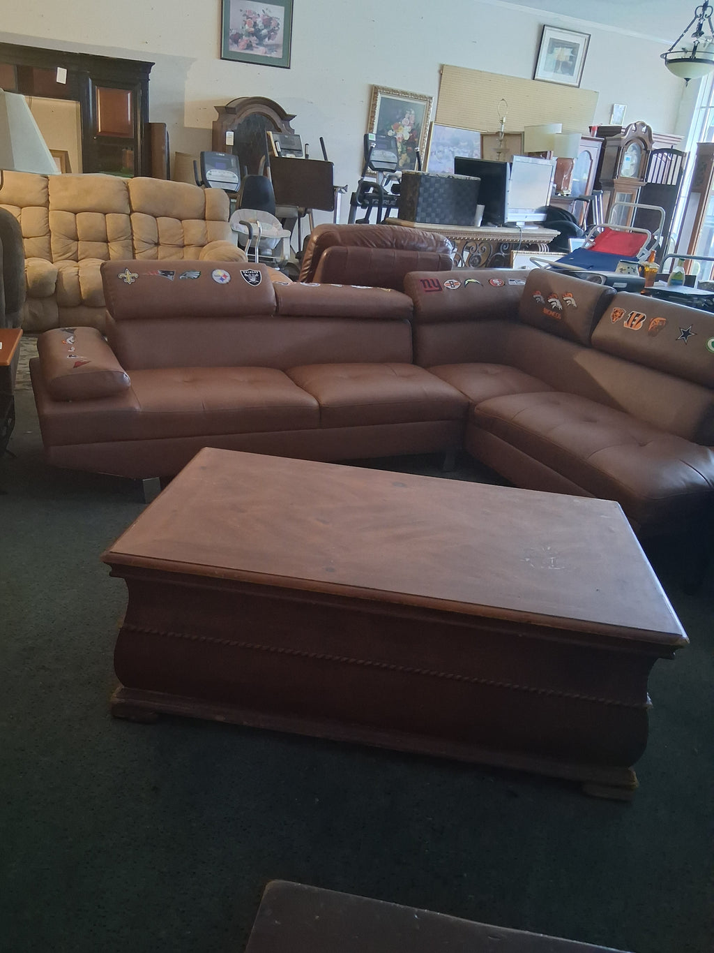 Sectional  leather Sofa